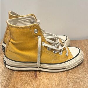 Converse Yellow High-Top Sneakers